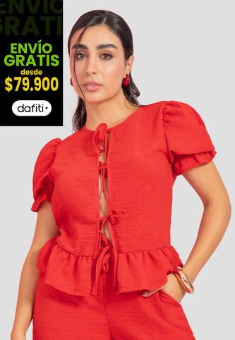 Blusa Mujer Rojo Atypical 112488 Atypical
