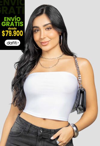 Crop Top Paq X3 Mujer Multicolor Atypical 114037 Atypical