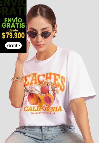 Camiseta Mujer Blanco Atypical 112486 Atypical