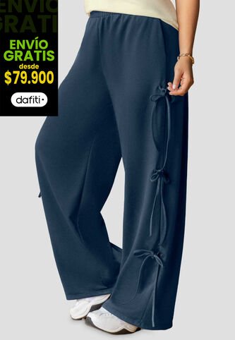 Pantalón Mujer Azul Profundo Atypical 113875 Atypical