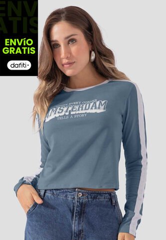 Camibuzo Mujer Azul Indigo Atypical 111187 Atypical