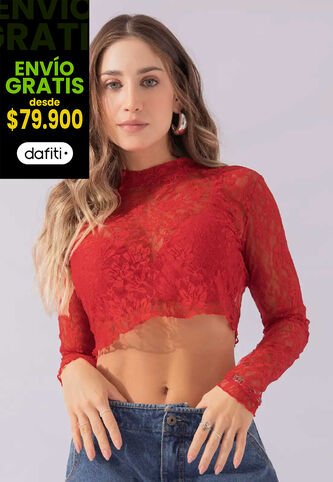 Blusa Mujer Rojo Atypical 111387 Atypical