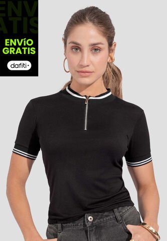 Blusa Mujer Negro Atypical 112507 Atypical