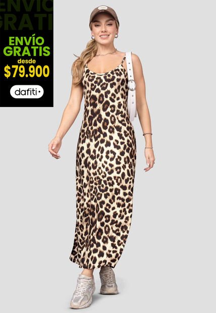 Vestido Mujer Estampado Atypical 113802