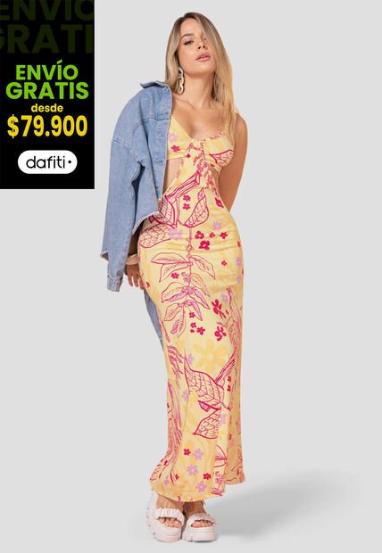 Vestido Mujer Estampado Atypical 113971