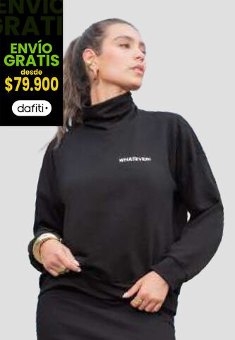 Buzo Mujer Negro Atypical 111950 Atypical