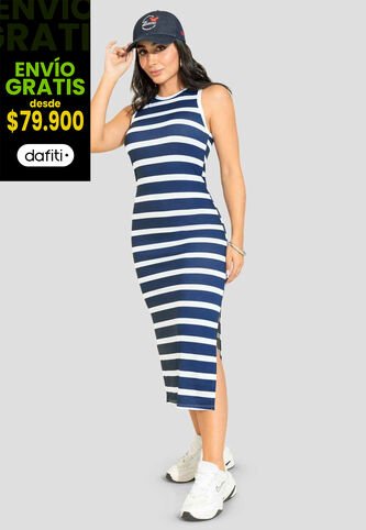 Vestido Mujer Estampado Atypical 113390 Atypical