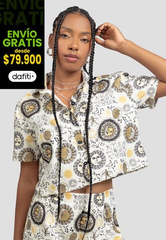 Camisa Mujer Estampado Atypical 106869 Atypical
