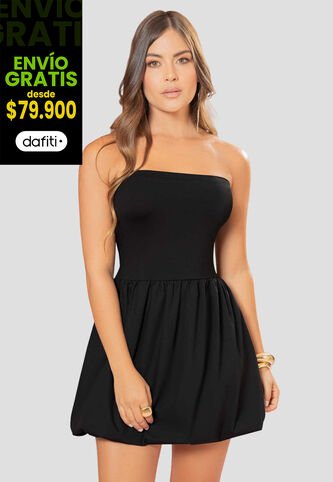 Vestido Mujer Negro Atypical 110785 Atypical