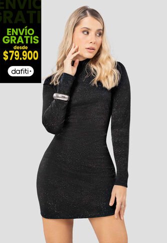 Vestido Mujer Negro Atypical 112854 Atypical