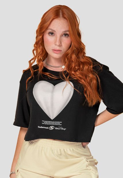 Camiseta Mujer Negro Atypical 104502