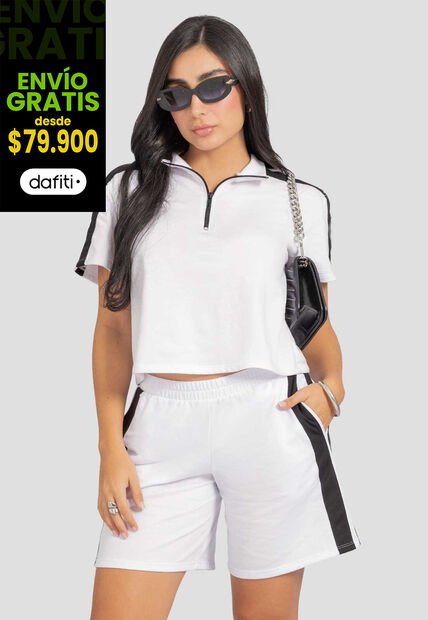 Conjunto Mujer Blanco Atypical 110142