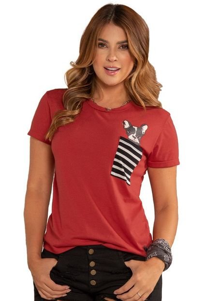 Camiseta Granate Atypical 88080