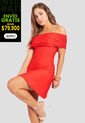 Vestido Corto Mujer Rojo Atypical 112491 de Atypical