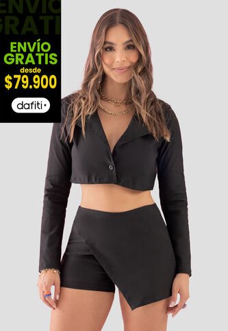 Blazer Mujer Negro Atypical 104504 Atypical