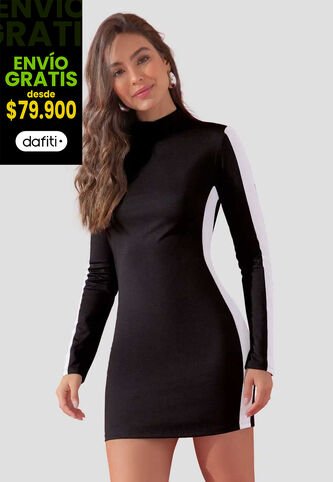 Vestido Mujer Negro Atypical 111391 Atypical