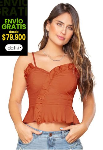 Blusa Mujer Naranja Atypical 82979 Atypical