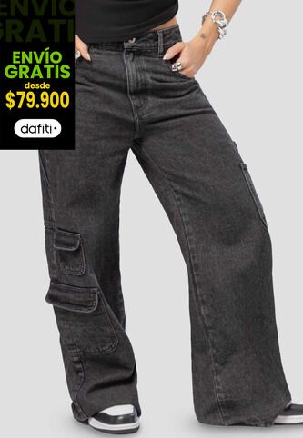 Jean Mujer Negro Atypical 111350 Atypical