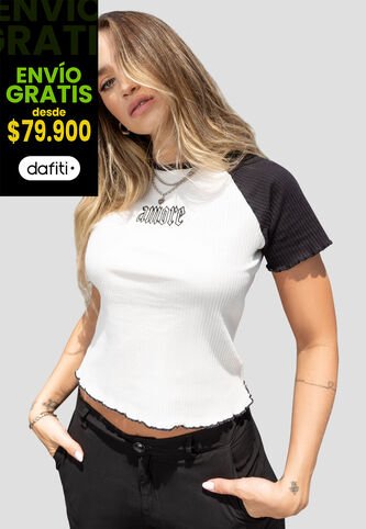 Camiseta Mujer Blanco Atypical 103310 Atypical