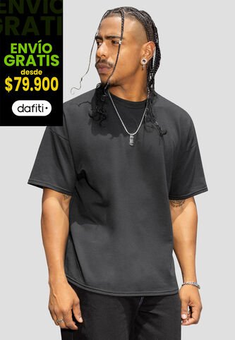 Camiseta Hombre Negro Atypical 103729 Atypical