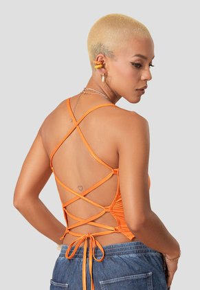 Blusa Mujer Naranja Atypical 106061