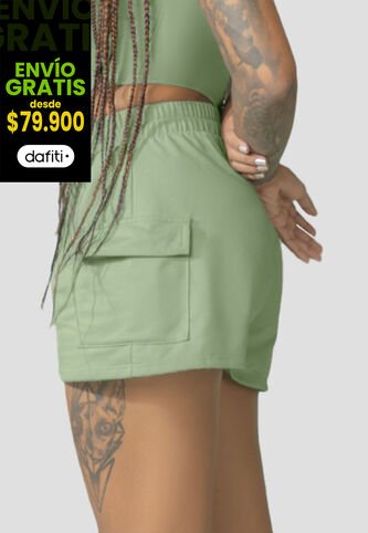 Short Mujer Verde Matcha Atypical 110160 Atypical