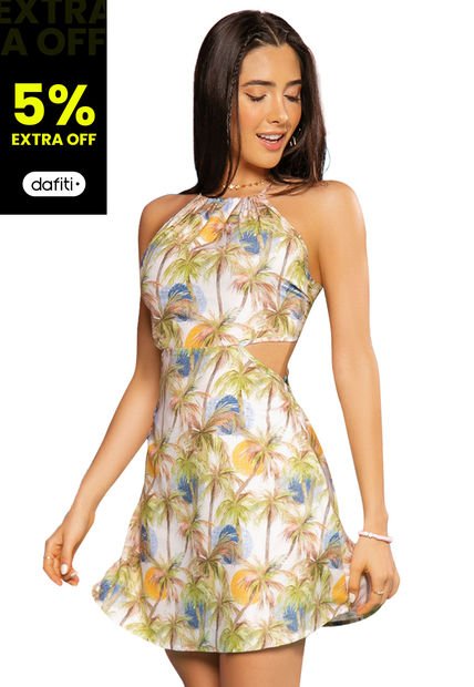 Vestido Mujer Multicolor Atypical 9648