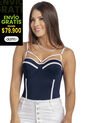 Body Mujer Azul Atypical 92448 de Atypical