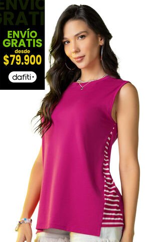Blusón Mujer Fucsia Atypical 2088 Atypical