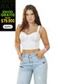 Camiseta Mujer Blanco Atypical 34747 de Atypical