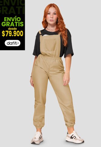 Overall Largo Mujer Beige Atypical 105097 Atypical