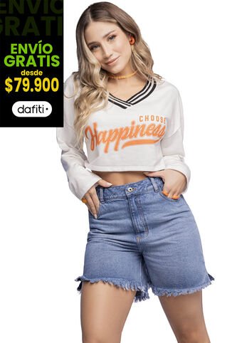 Buzo Mujer Blanco Atypical 1503 Atypical