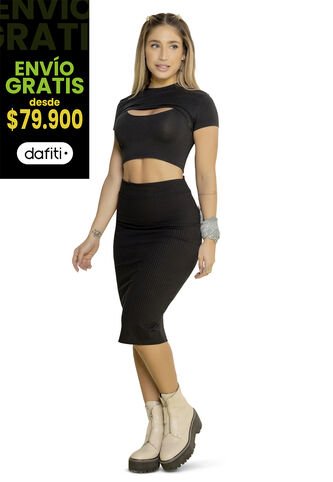 Blusa Juvenil Negro Atypical 88395 Atypical