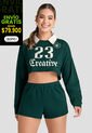 Conjunto Mujer Verde Atypical 103742 de Atypical