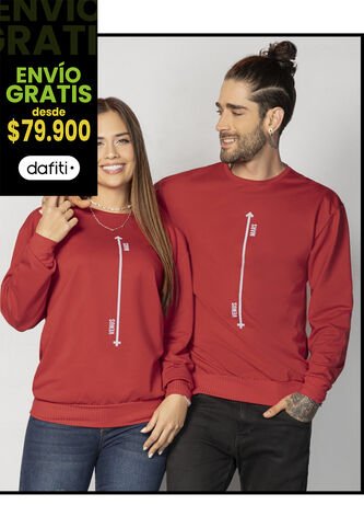 Buzo Mujer Juvenil Rojo Atypical 1335 Atypical