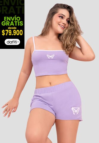 Conjunto Mujer Lila Atypical 103724 Atypical
