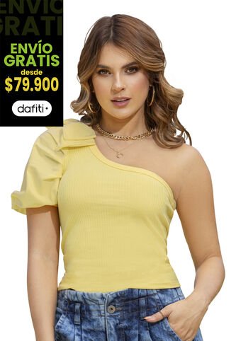 Blusa Mujer Amarillo Pastel Atypical 88366 Atypical