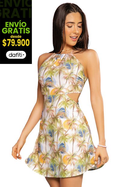 Vestido Mujer Multicolor Atypical 9648