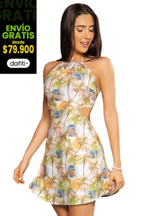 Vestido Mujer Multicolor Atypical 9648