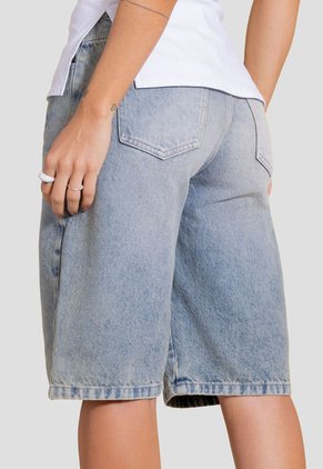 Bermuda Mujer Azul Claro Atypical 107111