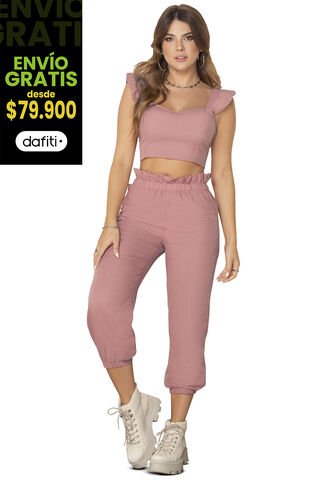 Conjunto Mujer Rosa Atypical 92464 Atypical