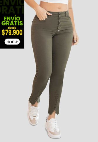 Jean Mujer Verde Atypical 262 Atypical