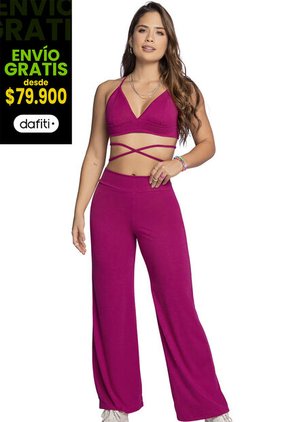 Conjunto Mujer Fucsia Atypical 1214