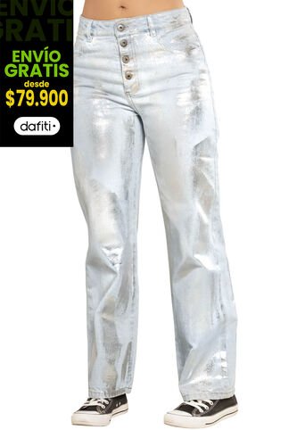 Jean Mujer Gris Atypical 2928 Atypical