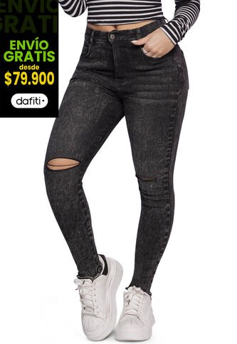 Jean Mujer Negro Atypical 2135 Atypical