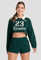 Conjunto Mujer Verde Atypical 103742 de Atypical