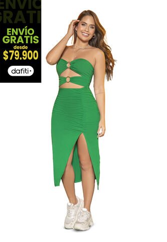 Vestido Mujer Verde Antioquia Atypical 33435 Atypical