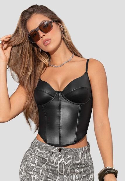 Corset Mujer Negro Atypical 113980
