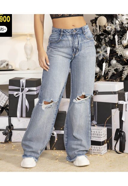 Jean Mujer Azul Medio Atypical 2931