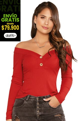 Blusa Juvenil Rojo Atypical 79000 Atypical